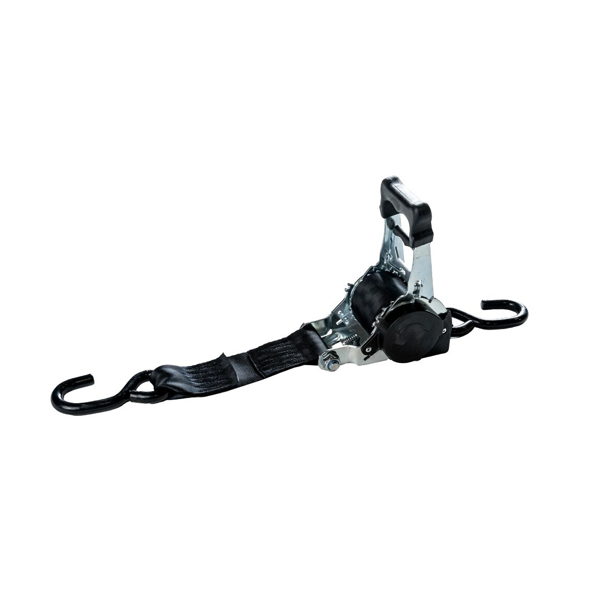 BulletProof Hitches, Heavy Duty 2in. Auto Retractable Ratchet Strap, Working Load 1100 lb, Length 120 in, Material Polyester, Model# BPHDRSAUTO
